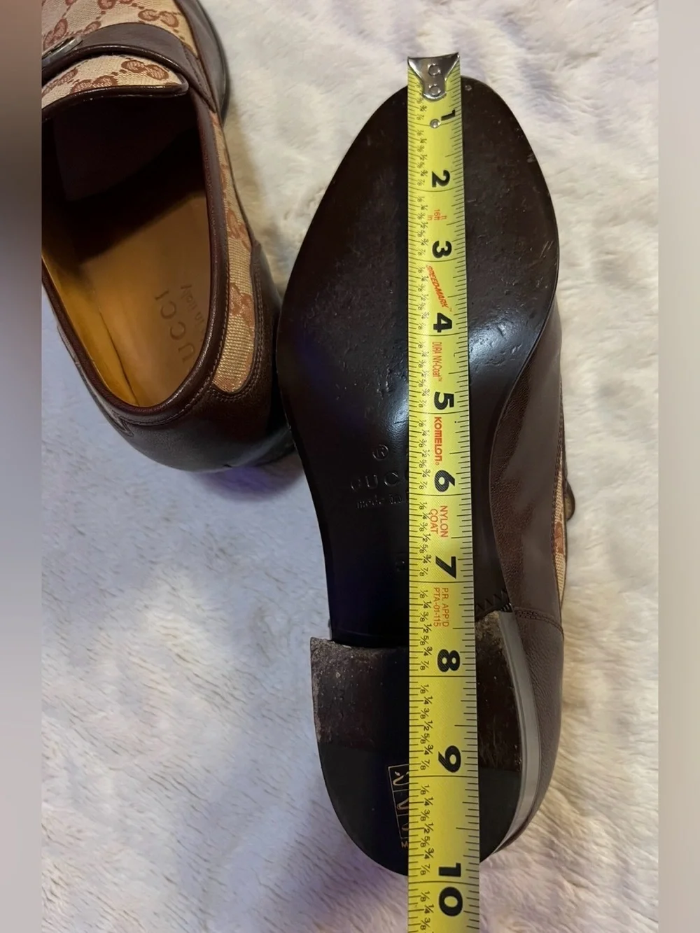 Gucci Monogram LOGO jacquard loafer, UK 5